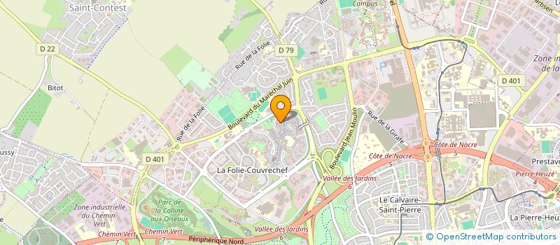 localisation de l'entreprise IMMO INVEST à CAEN