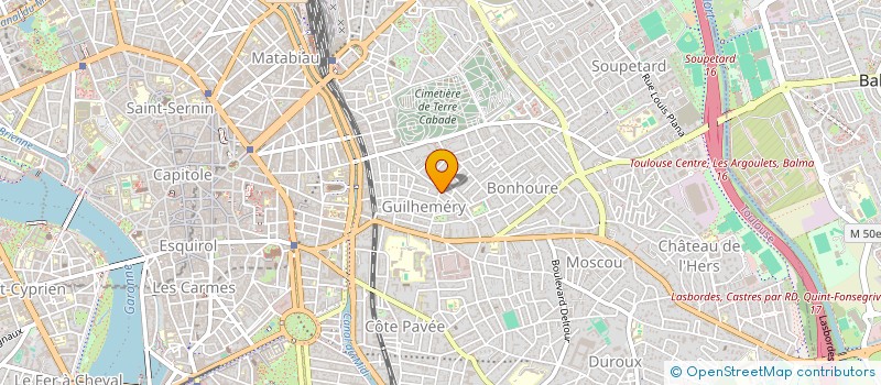 localisation de l'entreprise IMMO INVEST à TOULOUSE