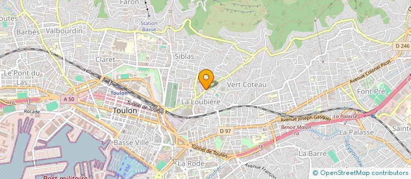 localisation de l'entreprise IMMO INVEST  TOULON