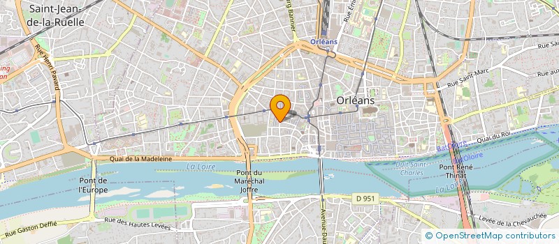 localisation de l'entreprise IMMO-INVEST CONSEIL à ORLEANS