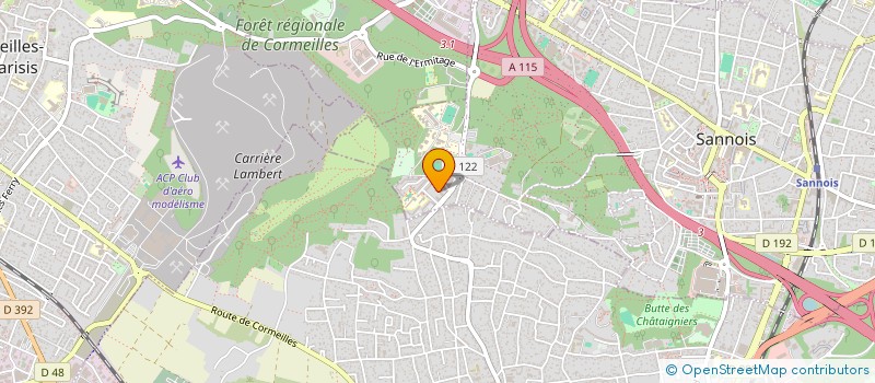 localisation de l'entreprise IMMO INVESTS  SANNOIS