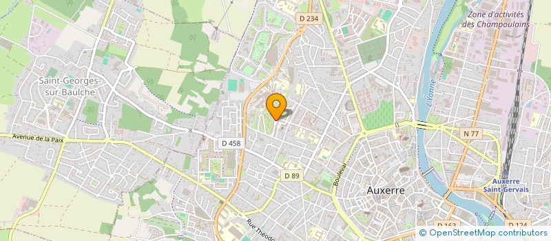 localisation de l'entreprise IMMO ISSAF à AUXERRE