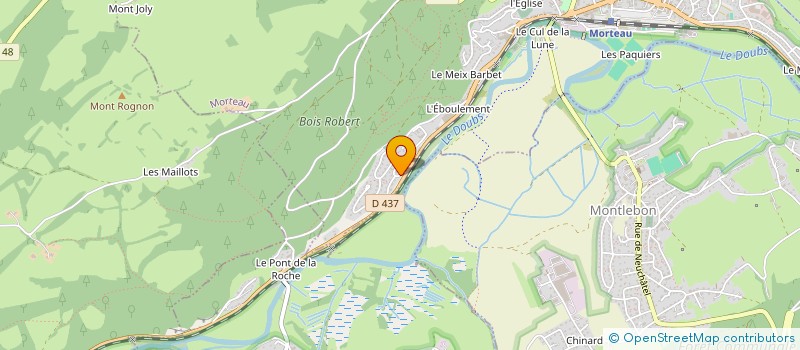 localisation de l'entreprise IMMO J.T.  MORTEAU