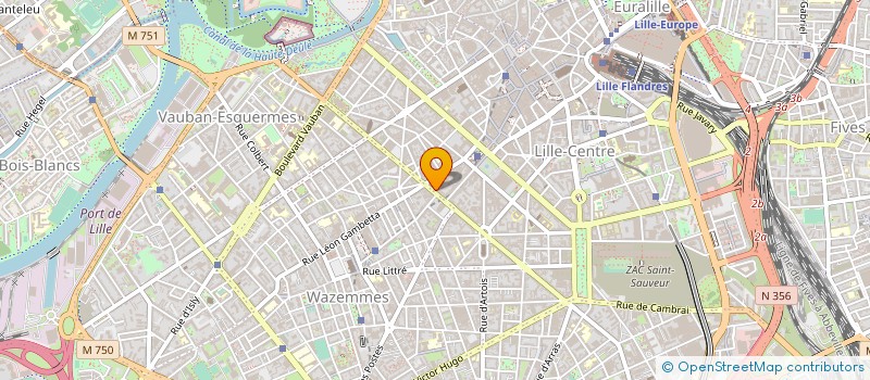 localisation de l'entreprise IMMO J2H & ASSOCIES à LILLE