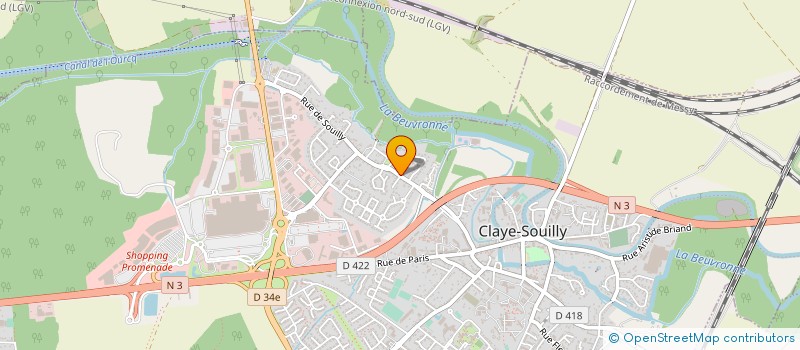 localisation de l'entreprise IMMO JB  CLAYE-SOUILLY