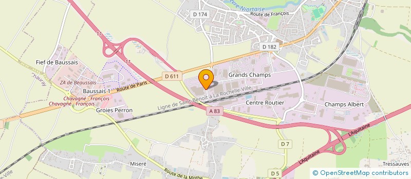 localisation de l'entreprise IMMO.JD  LA CRECHE