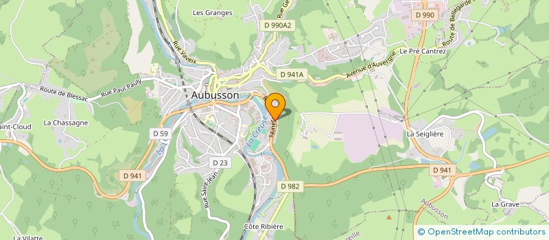 localisation de l'entreprise IMMO JEAN JAURES à AUBUSSON