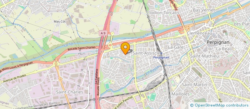localisation de l'entreprise IMMO JEANNE D'ARC à PERPIGNAN