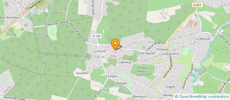 localisation de l'entreprise IMMO JNM  LARUSCADE