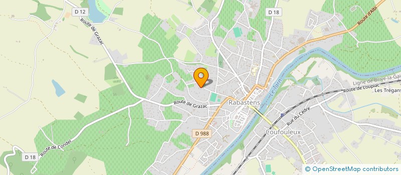 localisation de l'entreprise IMMO JO à RABASTENS