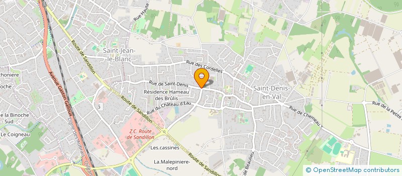 localisation de l'entreprise IMMO JPL à SAINT-DENIS-EN-VAL