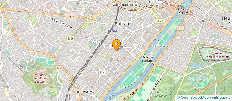 localisation de l'entreprise IMMO JS à SURESNES