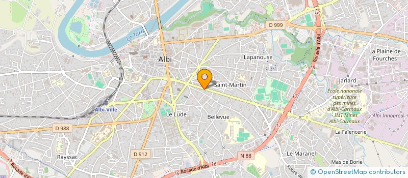 localisation de l'entreprise IMMO JSI  TARBES