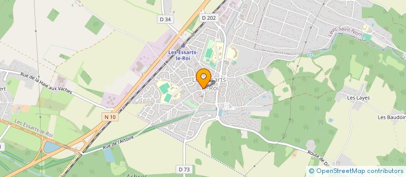 localisation de l'entreprise IMMO JUSTE  LES ESSARTS-LE-ROI