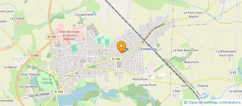 localisation de l'entreprise IMMO-K  COMBOURG