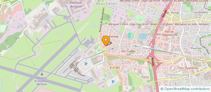 localisation de l'entreprise IMMO-K  MERIGNAC