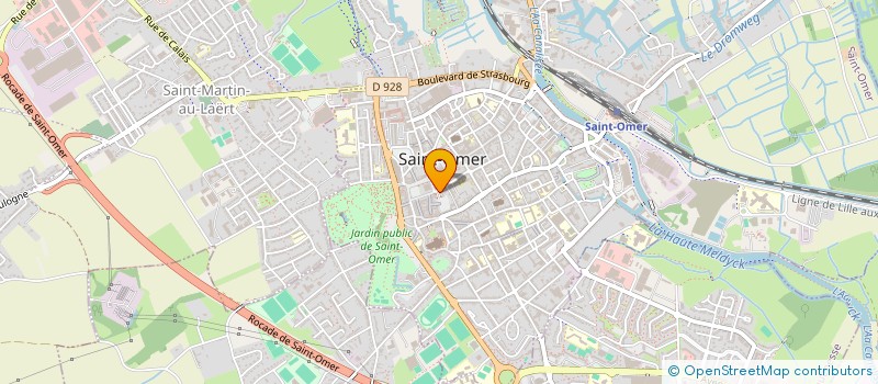 localisation de l'entreprise IMMO K  SAINT-OMER