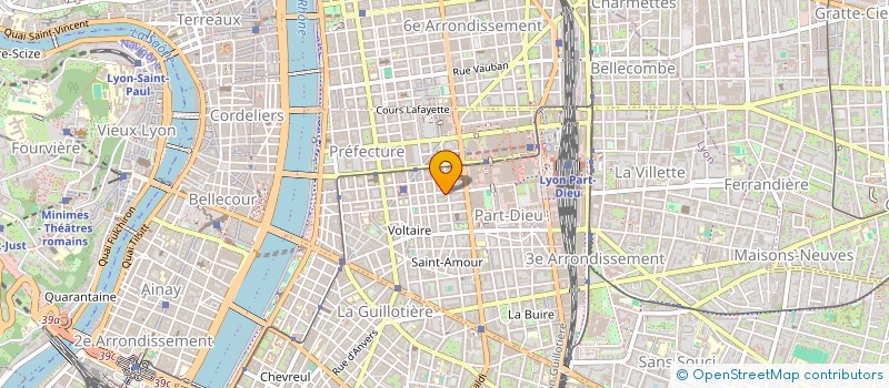 localisation de l'entreprise IMMO K.L.  LYON