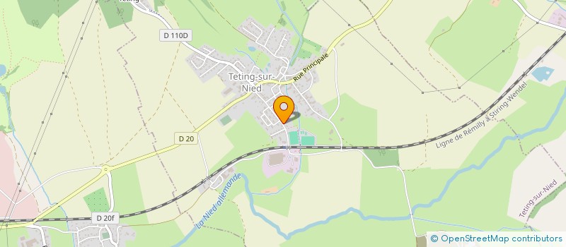 localisation de l'entreprise IMMO K2  TETING-SUR-NIED