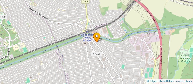 localisation de l'entreprise IMMO KAB  VILLEPARISIS