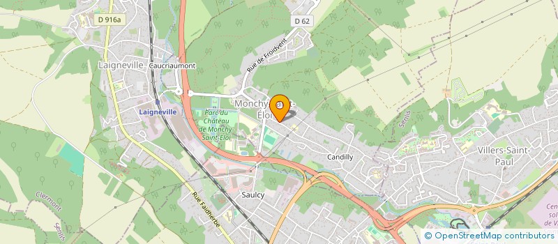 localisation de l'entreprise IMMO-KEVIN  MONCHY-SAINT-ELOI