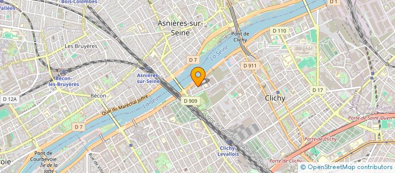 localisation de l'entreprise IMMO'KIET à CLICHY