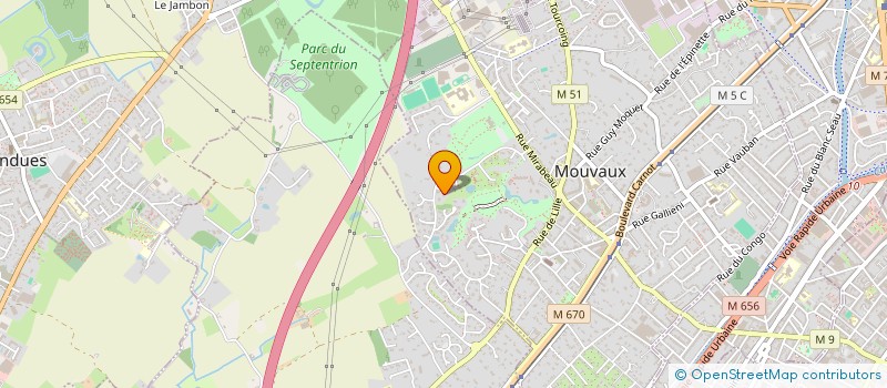 localisation de l'entreprise IMMO KJO à MOUVAUX