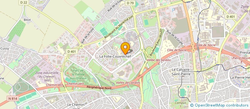 localisation de l'entreprise IMMO L'EUROPE à CAEN