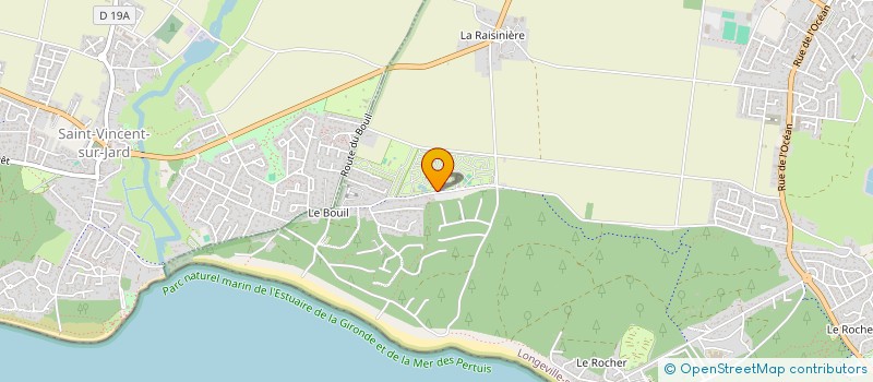 localisation de l'entreprise IMMO L'OCEANE  LONGEVILLE-SUR-MER