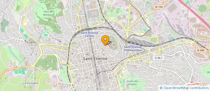 localisation de l'entreprise IMMO L.R.  SAINT-ETIENNE