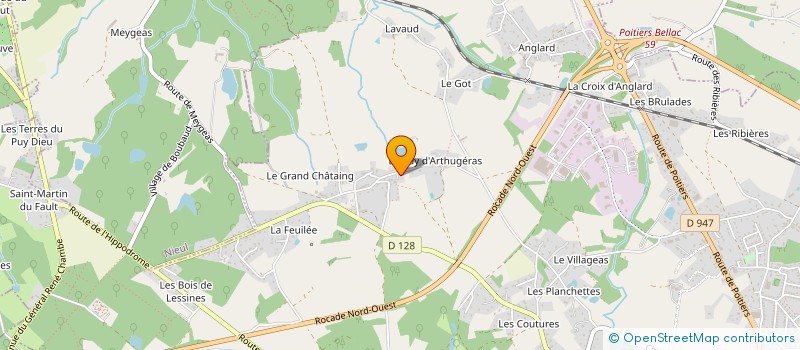 localisation de l'entreprise IMMO LAB à COUZEIX