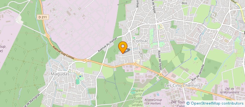 localisation de l'entreprise IMMO LAB  SAINT-MEDARD-EN-JALLES