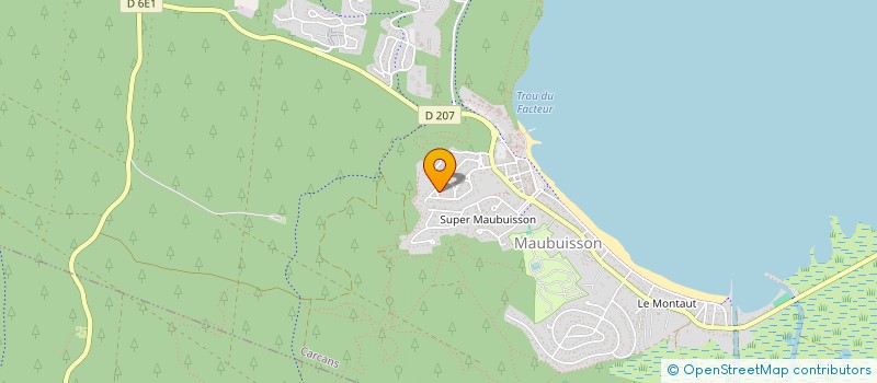 localisation de l'entreprise IMMO LAURA  CARCANS