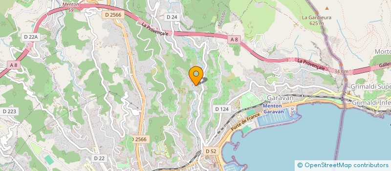 localisation de l'entreprise IMMO LAURENT BENOIT à MENTON