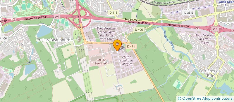 localisation de l'entreprise IMMO LAZARE PONTICELLI  COLLEGIEN