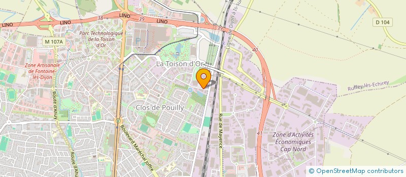 localisation de l'entreprise IMMO LBO  LE BOURG-D'OISANS