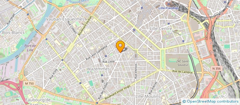 localisation de l'entreprise IMMO LBP à LILLE