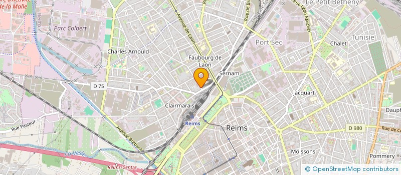 localisation de l'entreprise IMMO LCX  REIMS