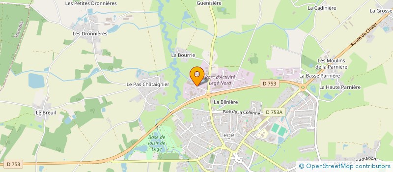 localisation de l'entreprise IMMO LDB  LEGE