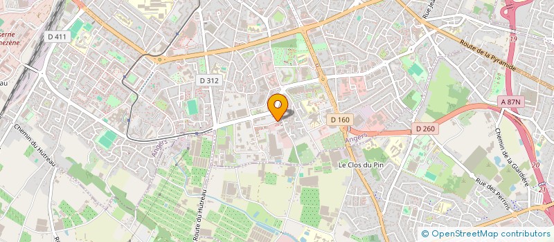 localisation de l'entreprise IMMO LE VEZIEL à ANGERS