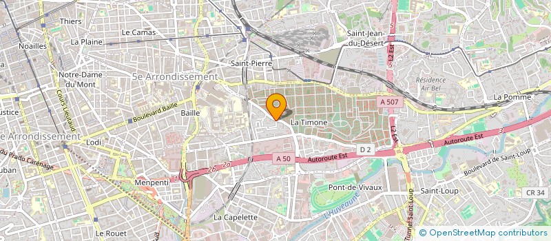 localisation de l'entreprise IMMO LEBRETON à MARSEILLE