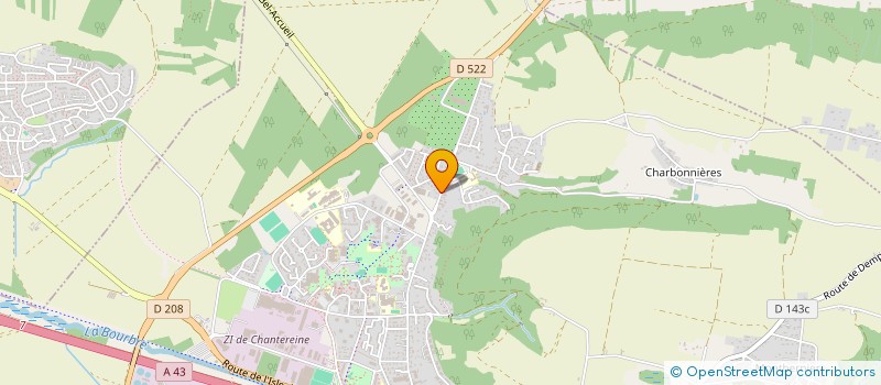 localisation de l'entreprise IMMO LEF à BOURGOIN-JALLIEU