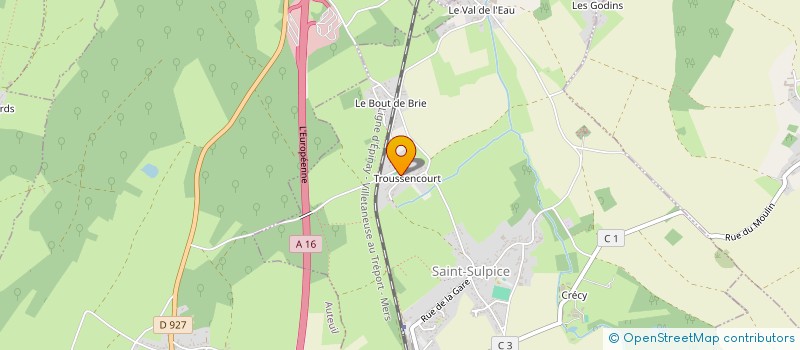 localisation de l'entreprise IMMO LEMOINE à SAINT-SULPICE