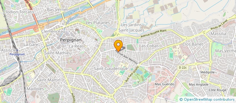 localisation de l'entreprise IMMO LES ARCADES à PERPIGNAN