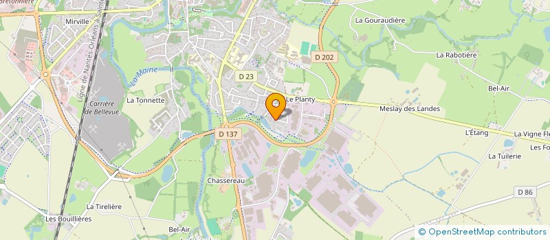 localisation de l'entreprise IMMO-LES JARDINS à MONTAIGU-VENDEE