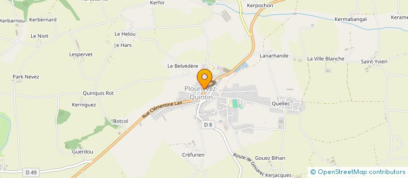 localisation de l'entreprise IMMO LESELLIER  PLOUNEVEZ-QUINTIN