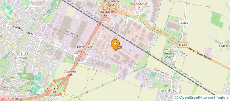 localisation de l'entreprise IMMO LG  MONDEVILLE