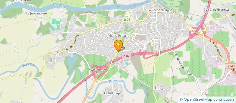 localisation de l'entreprise IMMO LG2B  MURS-ERIGNE