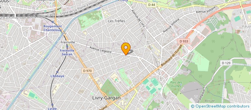 localisation de l'entreprise IMMO LIEGEARD à LIVRY-GARGAN