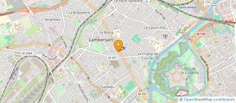 localisation de l'entreprise IMMO LIEVEN à LAMBERSART